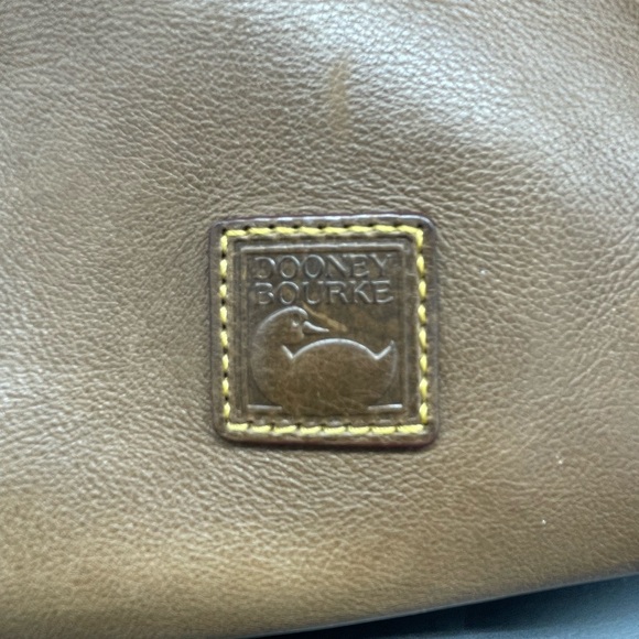 Dooney & Bourke Florentine Double Strap Tassel Large Shoulder Bag, Brown - Picture 7 of 16